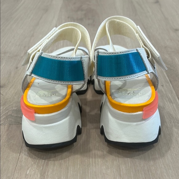 Sorel White and Orange Sandals - Picture 5 of 7
